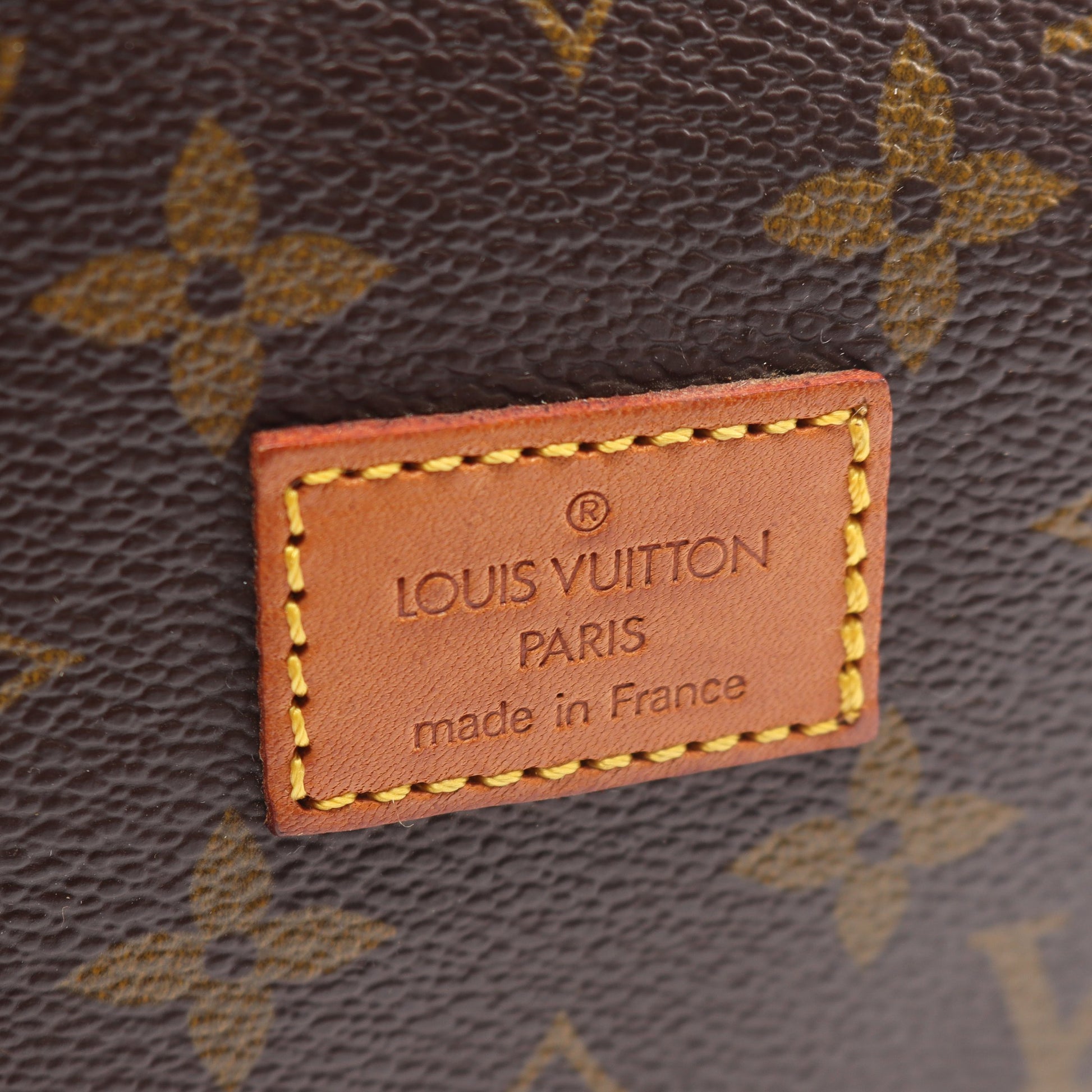 ソミュール30 モノグラム ショルダーバッグ PVC レザー ブラウン ルイヴィトン バッグ LOUIS VUITTON