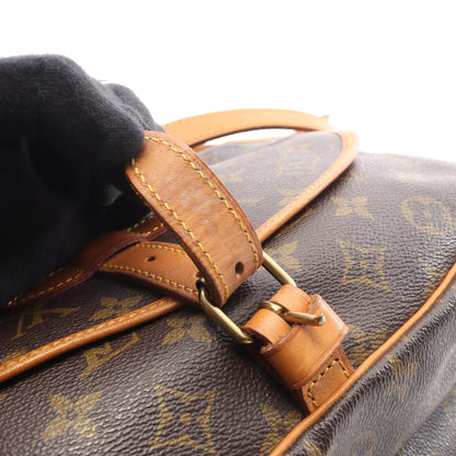 ソミュール30 モノグラム ショルダーバッグ PVC レザー ブラウン ルイヴィトン バッグ LOUIS VUITTON