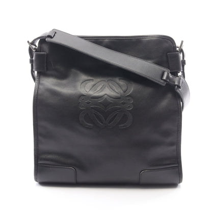 アナグラム ショルダーバッグ レザー ブラック ロエベ バッグ LOEWE