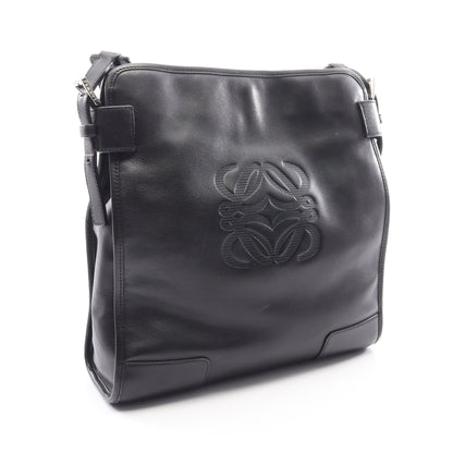 アナグラム ショルダーバッグ レザー ブラック ロエベ バッグ LOEWE