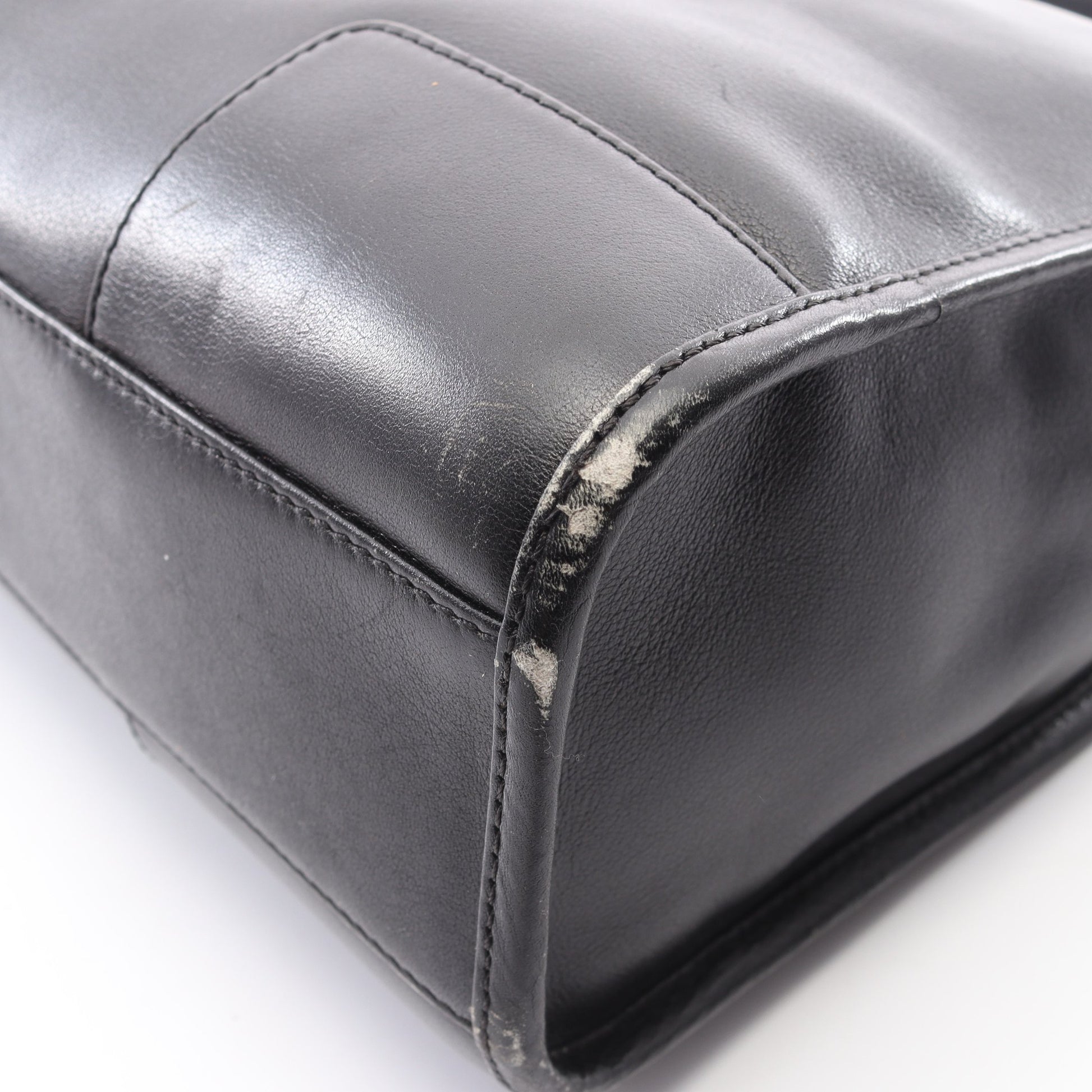 アナグラム ショルダーバッグ レザー ブラック ロエベ バッグ LOEWE