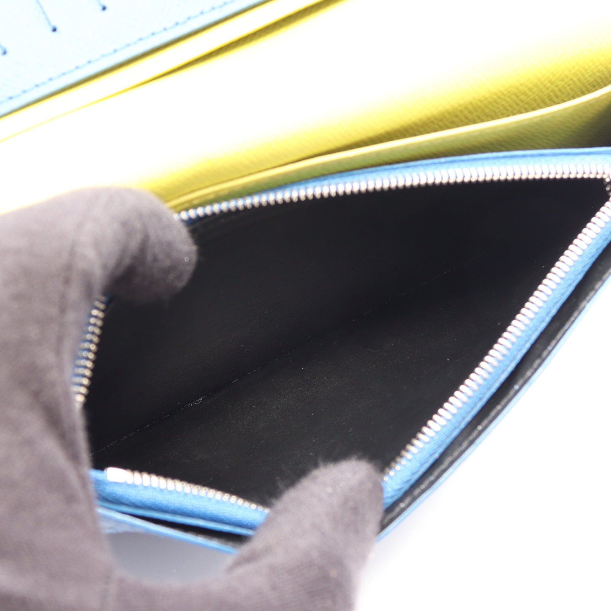 ポルトフォイユ ブラザ エピ ダミエグラフィット 二つ折り長財布 レザー PVC ダークネイビー ブラック ルイヴィトン 財布・小物 LOUIS VUITTON