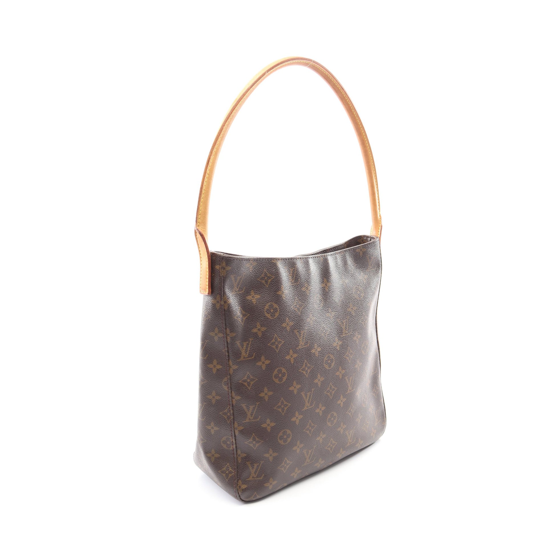 ルーピングGM モノグラム ショルダーバッグ PVC レザー ブラウン ルイヴィトン バッグ LOUIS VUITTON