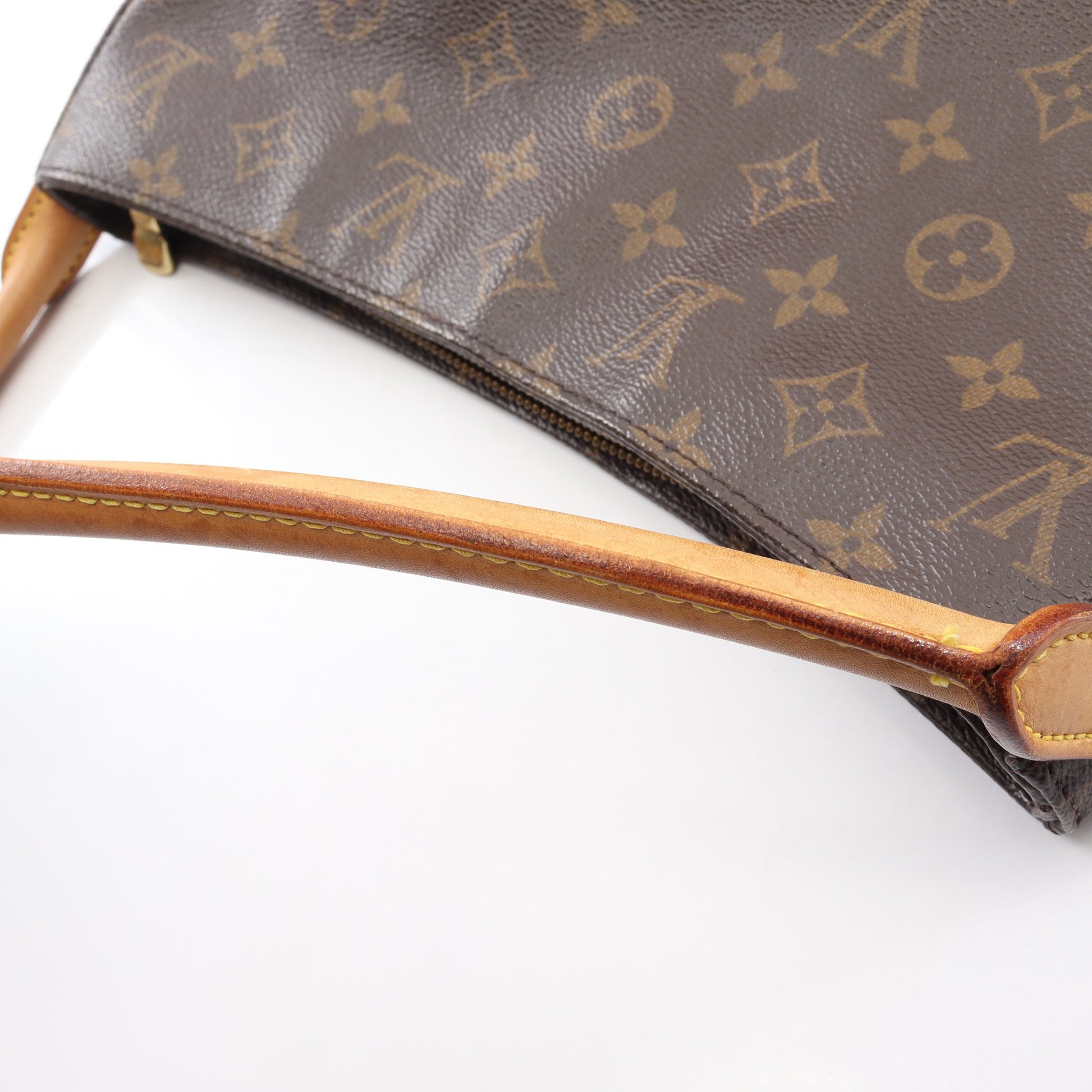ルーピングGM モノグラム ショルダーバッグ PVC レザー ブラウン ルイヴィトン バッグ LOUIS VUITTON