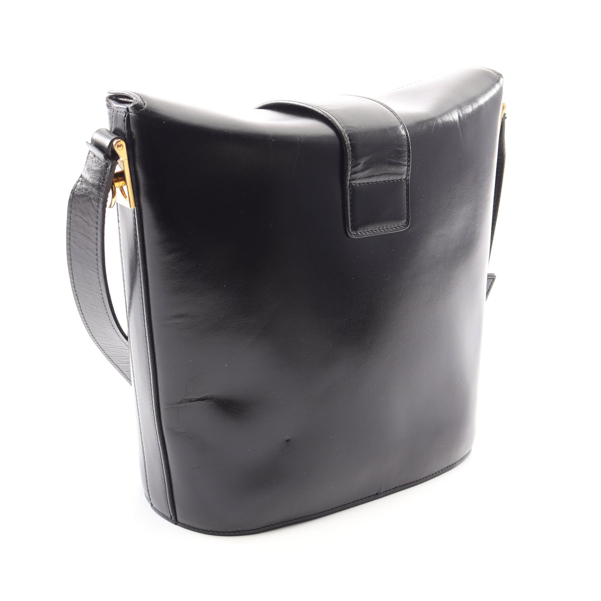 ショルダーバッグ レザー ブラック セリーヌ バッグ CELINE
