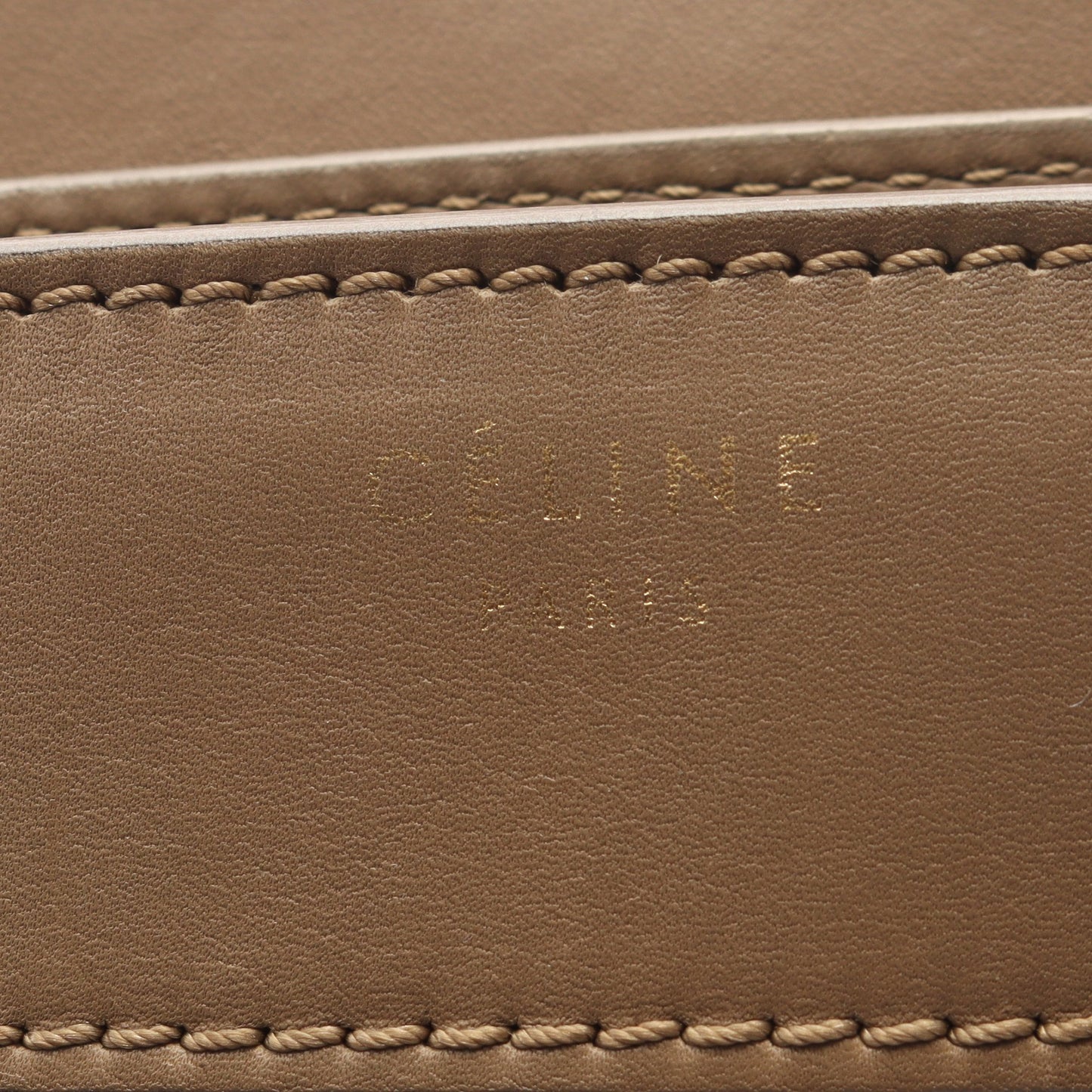 ラゲージ マイクロショッパー ハンドバッグ トートバッグ レザー グレーブラウン セリーヌ バッグ CELINE