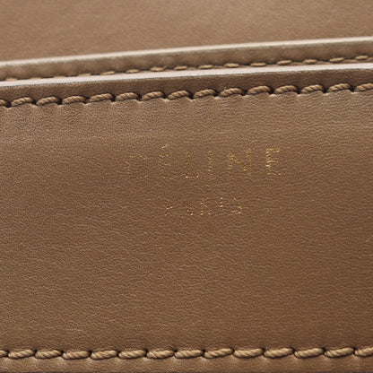 ラゲージ マイクロショッパー ハンドバッグ トートバッグ レザー グレーブラウン セリーヌ バッグ CELINE
