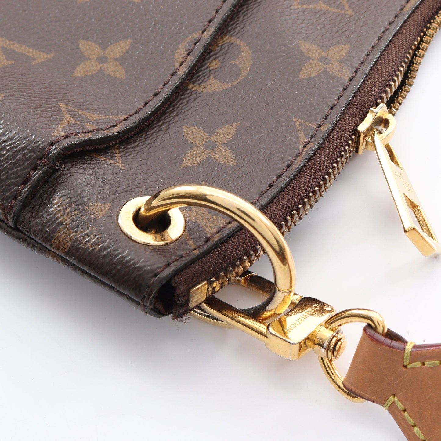 オデオン NM MM モノグラム ショルダーバッグ PVC レザー ブラウン ルイヴィトン バッグ LOUIS VUITTON