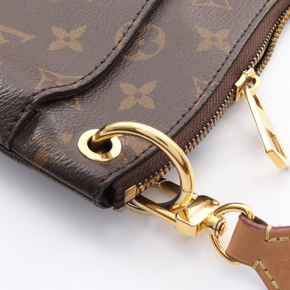 オデオン NM MM モノグラム ショルダーバッグ PVC レザー ブラウン ルイヴィトン バッグ LOUIS VUITTON