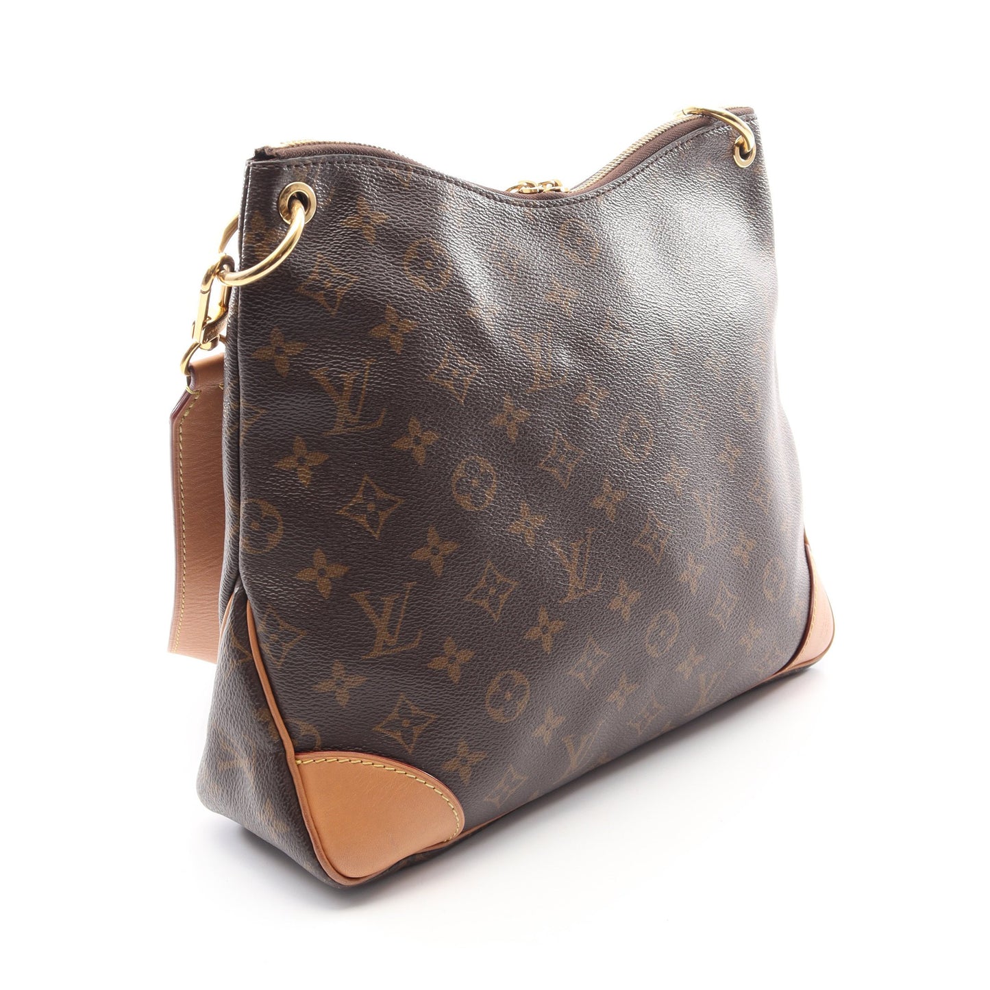 オデオン NM MM モノグラム ショルダーバッグ PVC レザー ブラウン ルイヴィトン バッグ LOUIS VUITTON