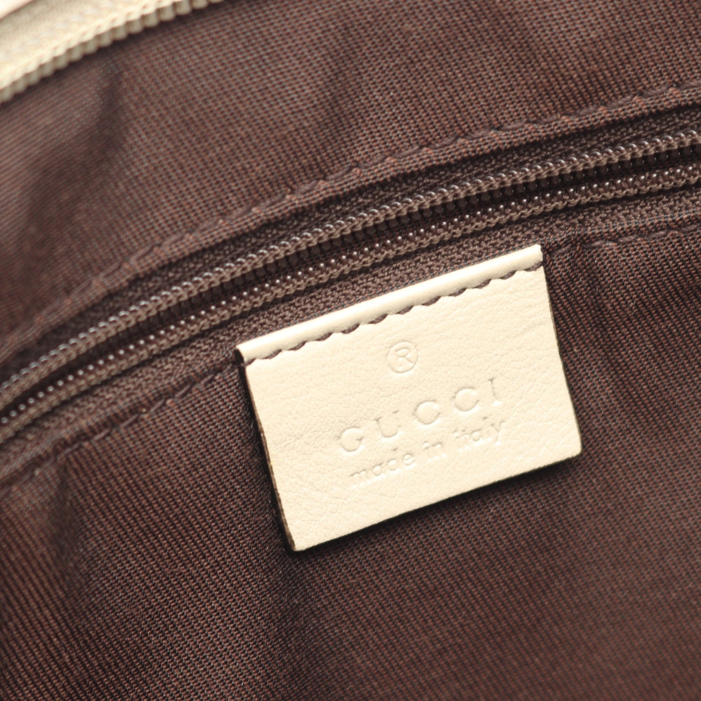 GGキャンバス ショルダーバッグ キャンバス レザー ベージュ アイボリー グッチ バッグ GUCCI
