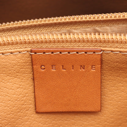 マカダム ショルダーバッグ トートバッグ PVC レザー ダークブラウン ライトブラウン セリーヌ バッグ CELINE