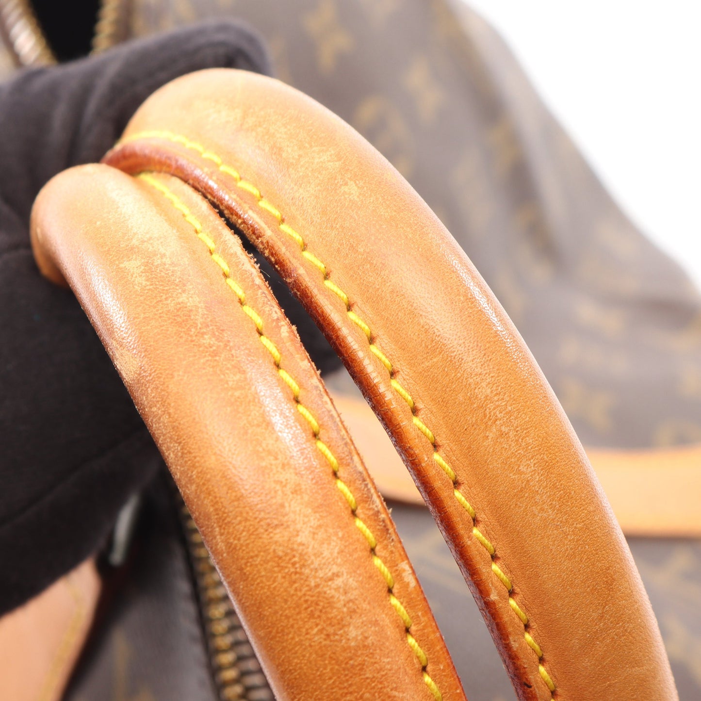 キーポル50 モノグラム ボストンバッグ PVC レザー ブラウン ルイヴィトン バッグ LOUIS VUITTON