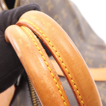 キーポル50 モノグラム ボストンバッグ PVC レザー ブラウン ルイヴィトン バッグ LOUIS VUITTON