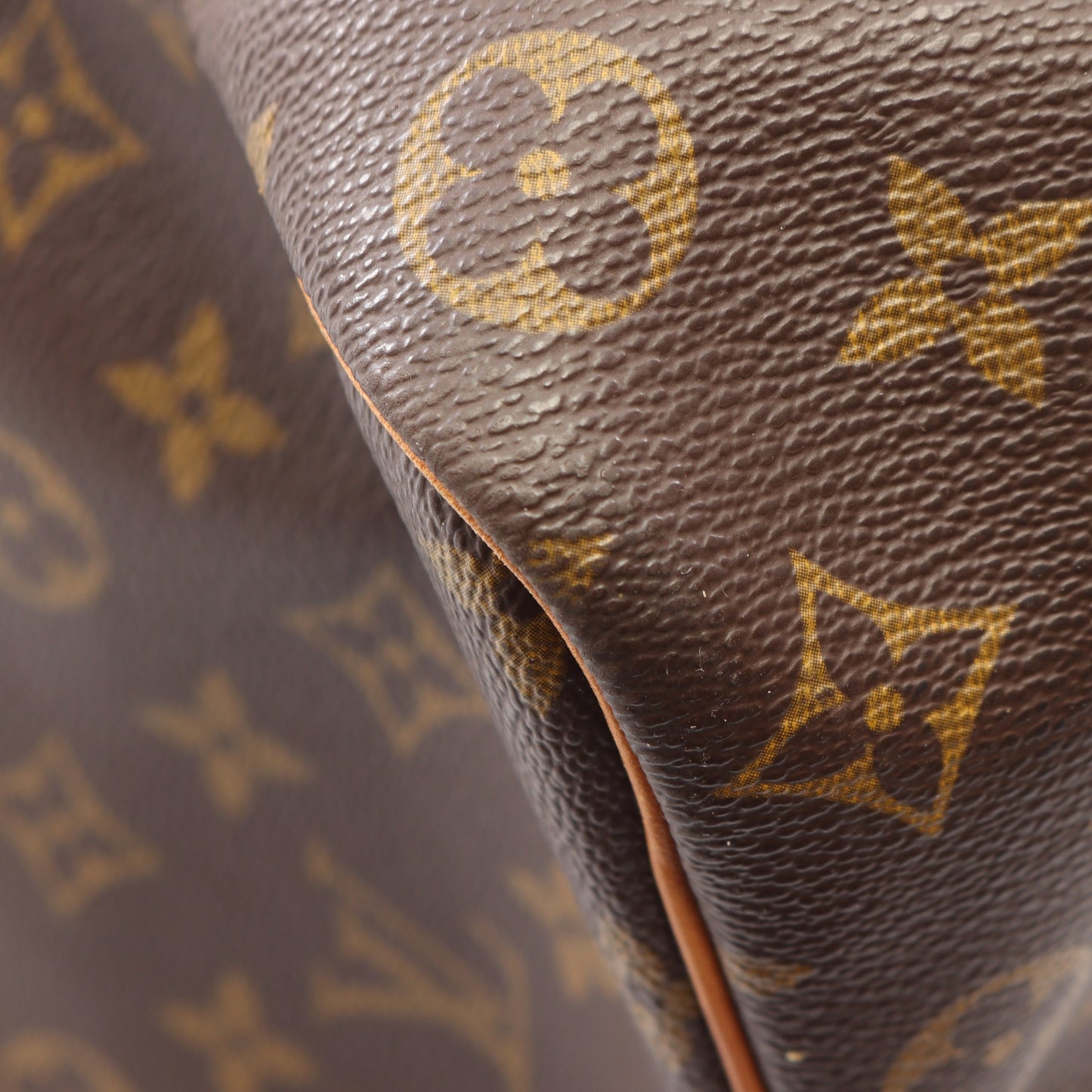 キーポル50 モノグラム ボストンバッグ PVC レザー ブラウン ルイヴィトン バッグ LOUIS VUITTON