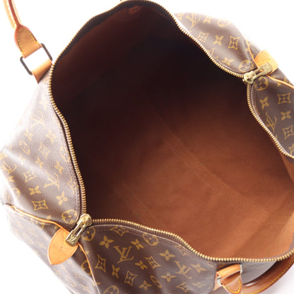 キーポル50 モノグラム ボストンバッグ PVC レザー ブラウン ルイヴィトン バッグ LOUIS VUITTON