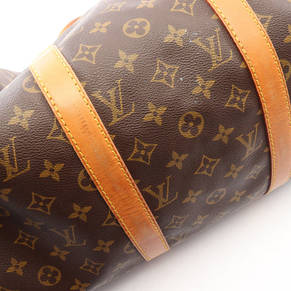 キーポル50 モノグラム ボストンバッグ PVC レザー ブラウン ルイヴィトン バッグ LOUIS VUITTON