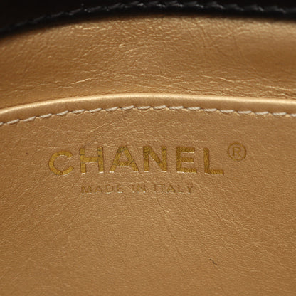 ミニマトラッセ チェーンショルダーバッグ ラムスキン ブラック ゴールド金具 シャネル バッグ CHANEL
