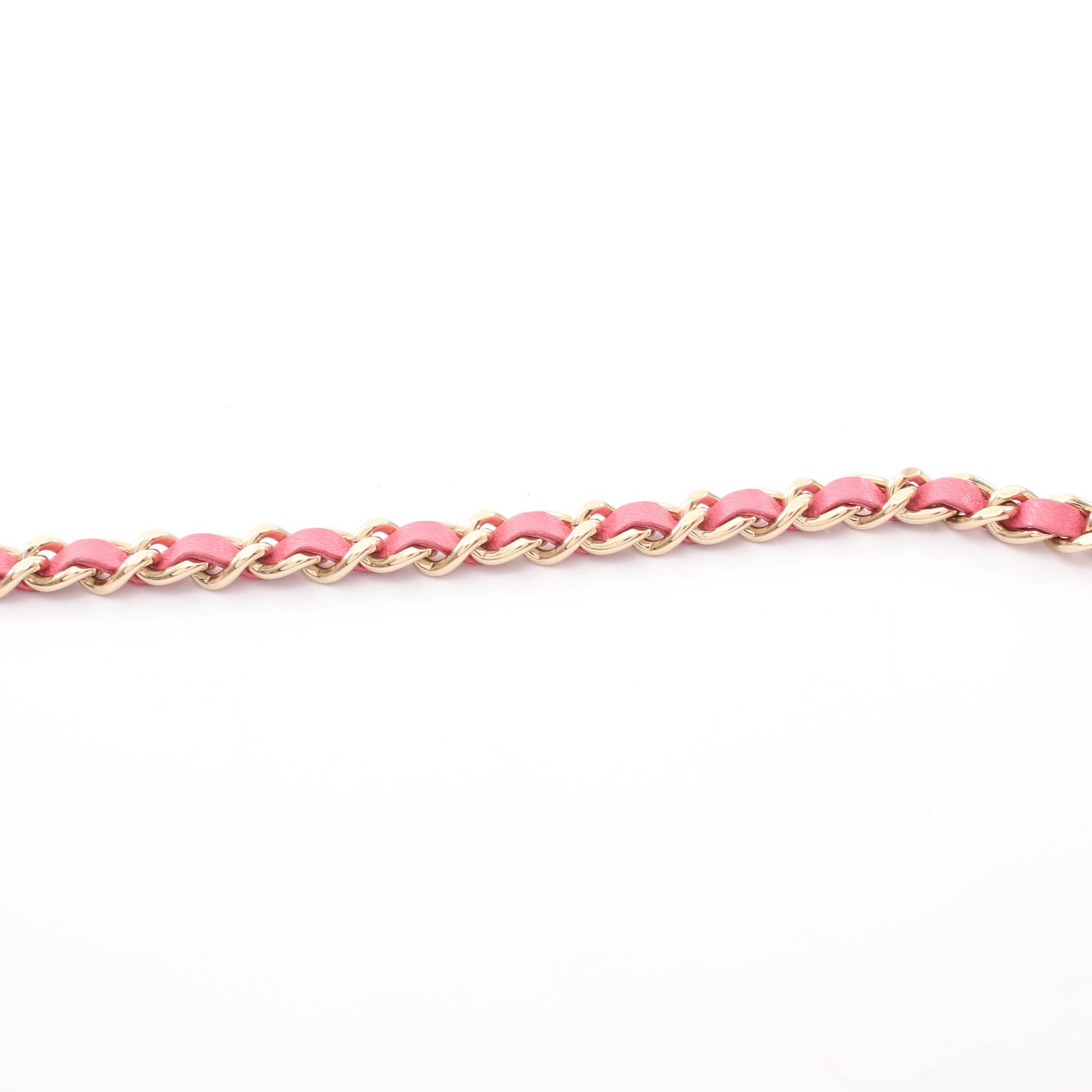 マトラッセ ダブルピース チェーンウォレット ラムスキン ピンク ゴールド金具 シャネル バッグ CHANEL
