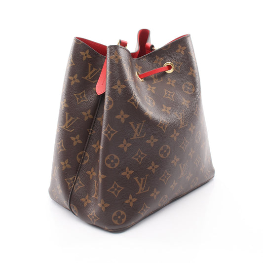 ネオノエ モノグラム コクリコ ショルダーバッグ PVC レザー ブラウン レッド ルイヴィトン バッグ LOUIS VUITTON