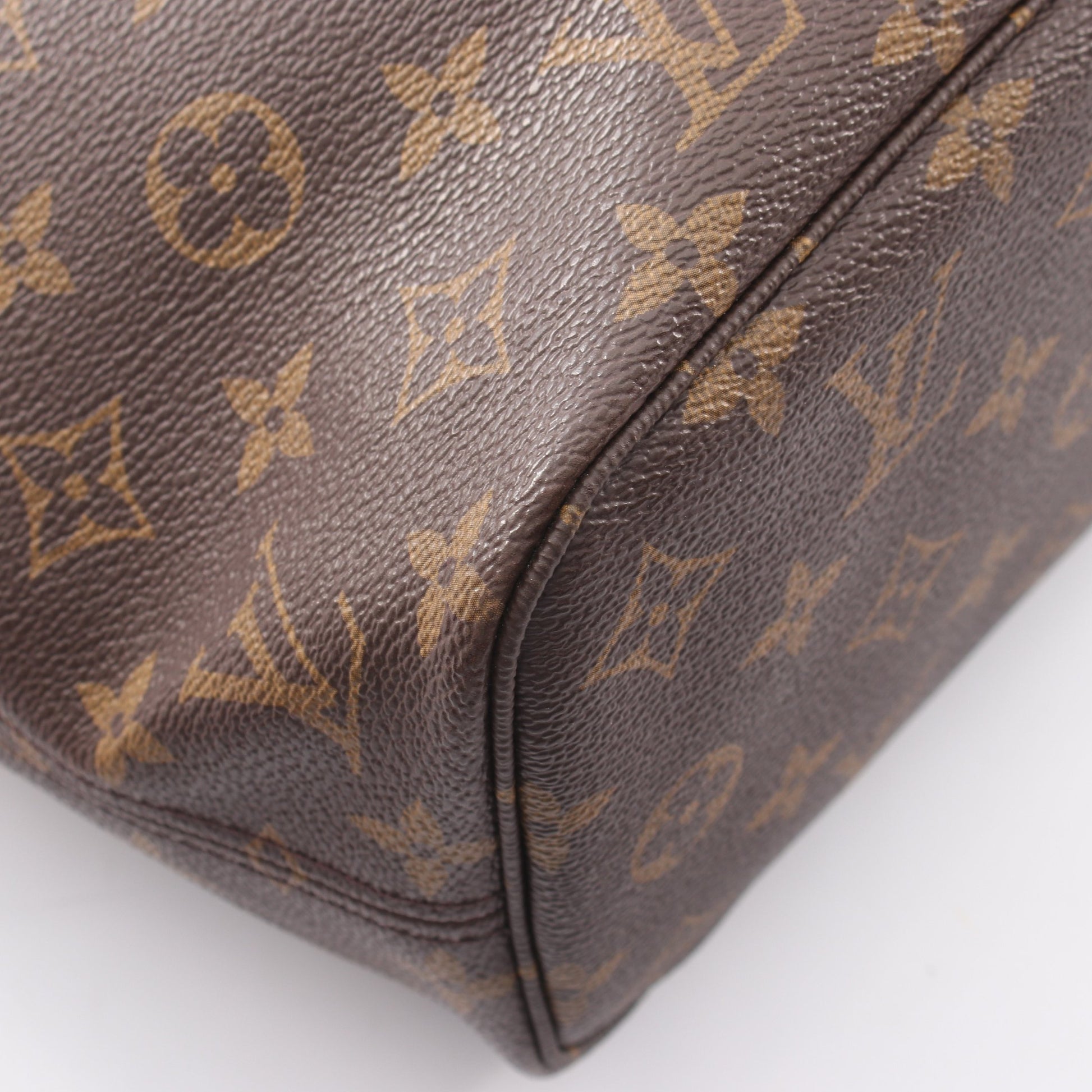 ネヴァーフルPM モノグラム ピヴォワンヌ ハンドバッグ トートバッグ PVC レザー ブラウン ルイヴィトン バッグ LOUIS VUITTON
