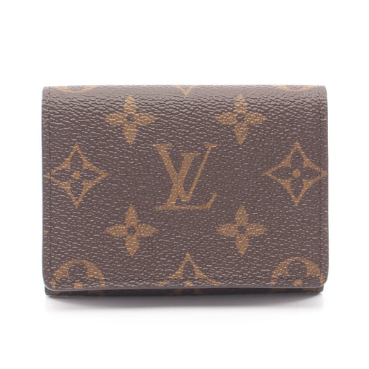 アンヴェロップ カルト ドゥ ヴィジット カードケース 名刺入れ PVC レザー ブラウン ルイヴィトン 財布・小物 LOUIS VUITTON