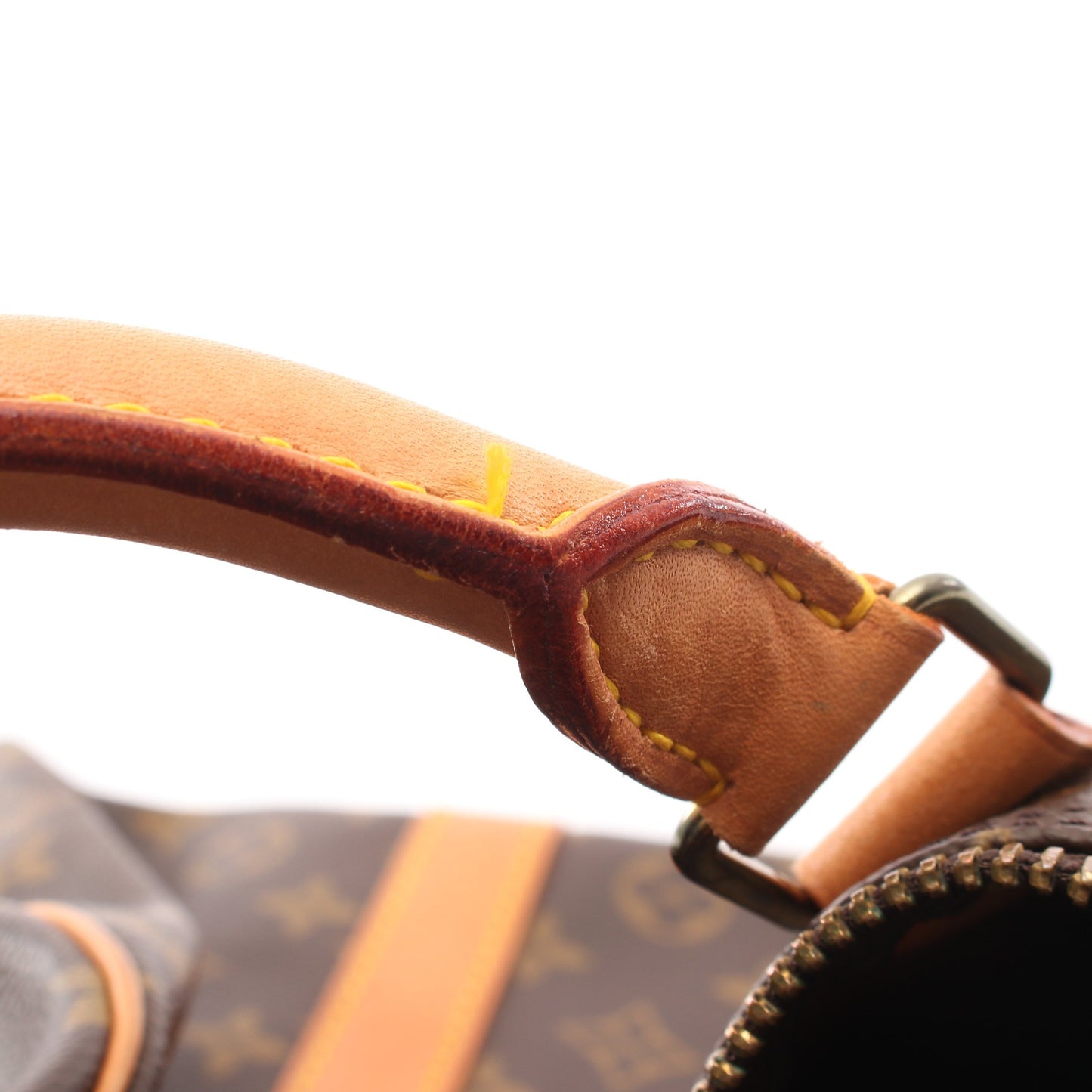 キーポル60 モノグラム ボストンバッグ PVC レザー ブラウン ルイヴィトン バッグ LOUIS VUITTON