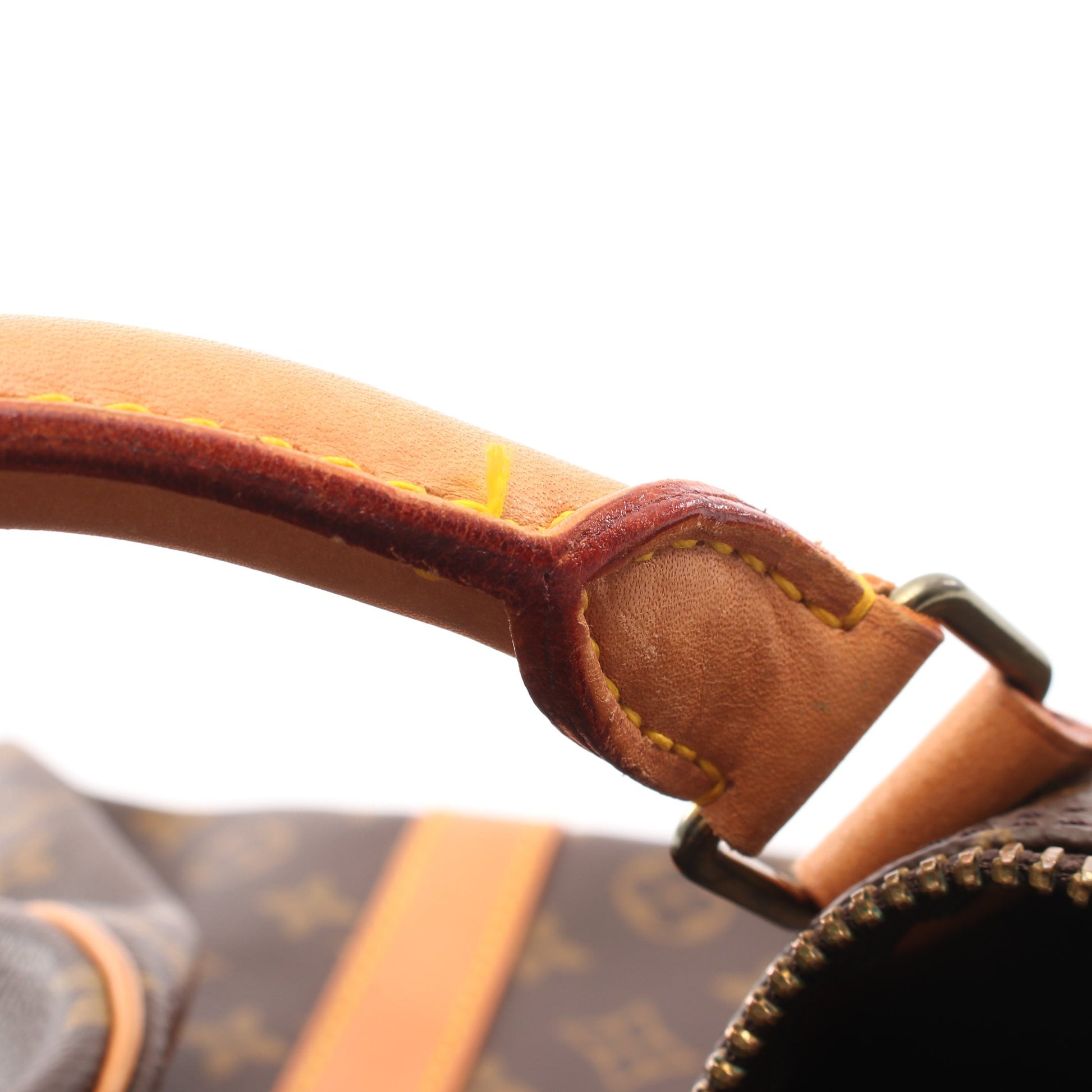 キーポル60 モノグラム ボストンバッグ PVC レザー ブラウン ルイヴィトン バッグ LOUIS VUITTON