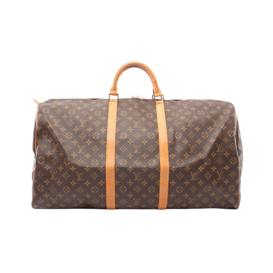 キーポル60 モノグラム ボストンバッグ PVC レザー ブラウン ルイヴィトン バッグ LOUIS VUITTON