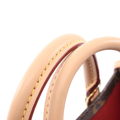 サックプラBB モノグラム 2WAY ハンドバッグ PVC レザー ブラウン ルイヴィトン バッグ LOUIS VUITTON