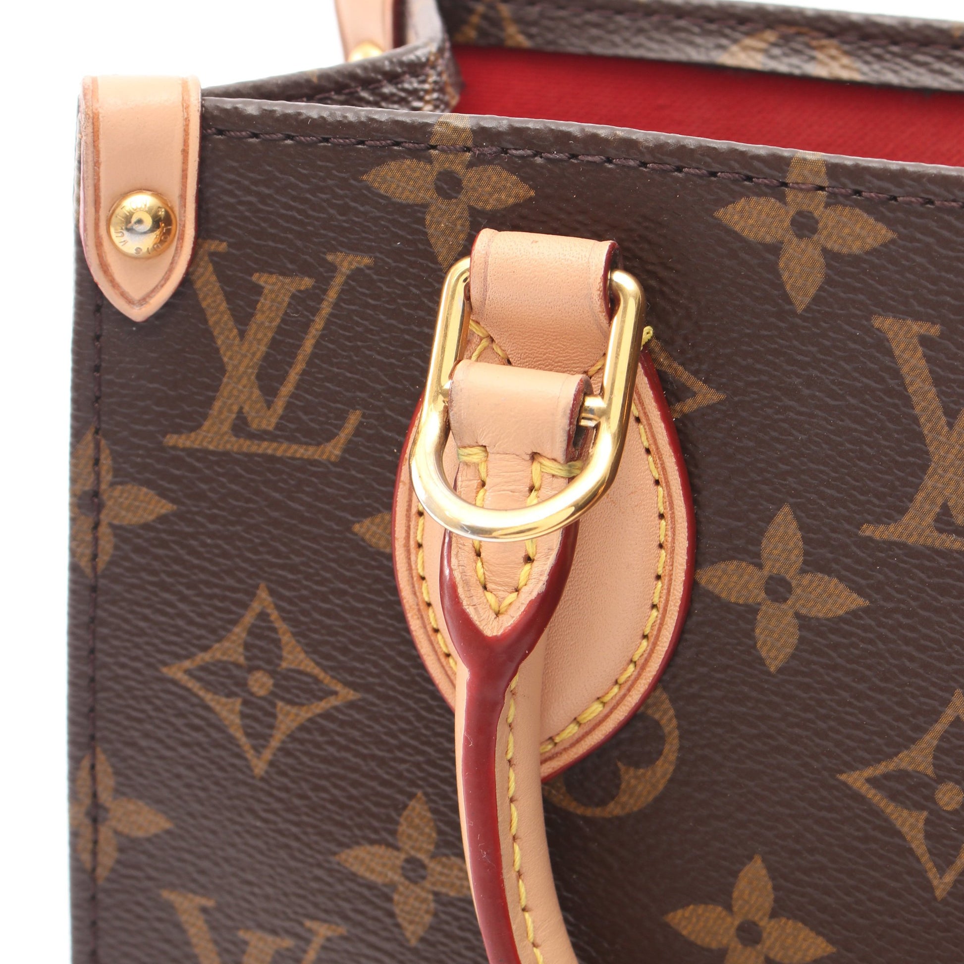 サックプラBB モノグラム 2WAY ハンドバッグ PVC レザー ブラウン ルイヴィトン バッグ LOUIS VUITTON