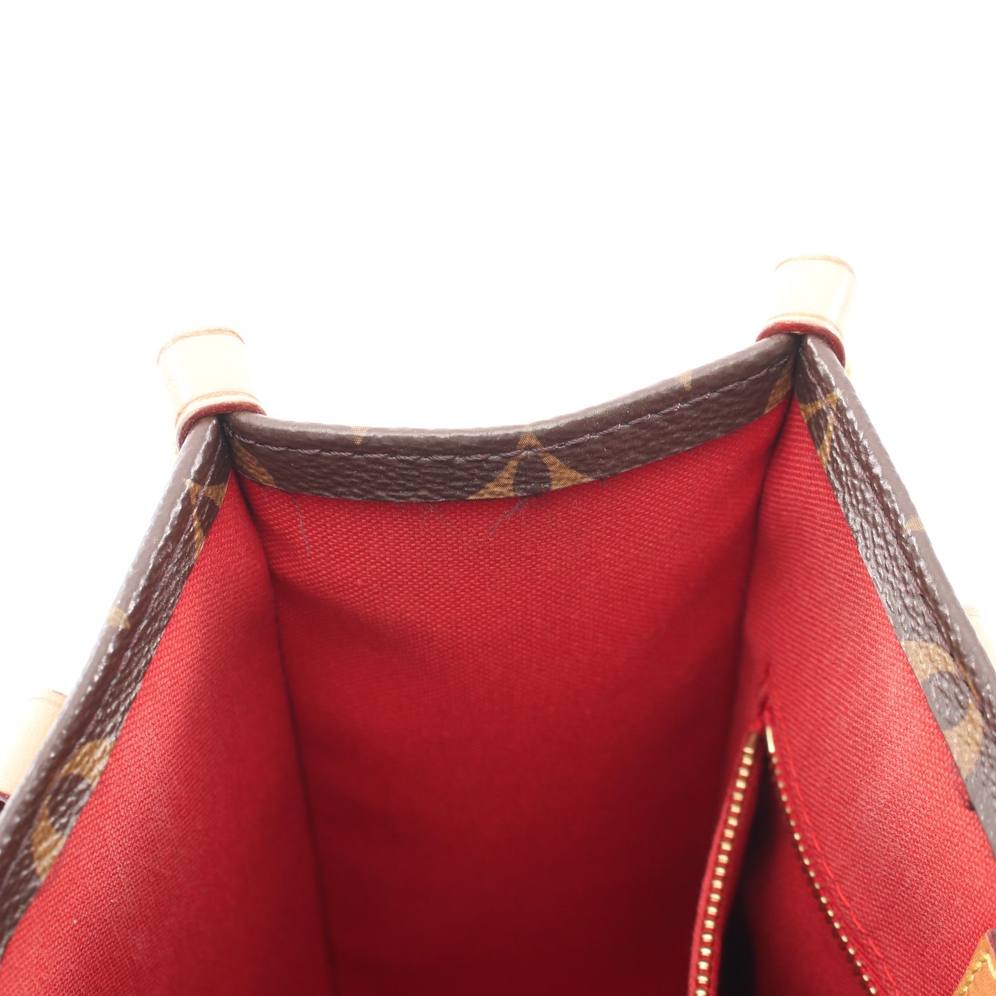 サックプラBB モノグラム 2WAY ハンドバッグ PVC レザー ブラウン ルイヴィトン バッグ LOUIS VUITTON