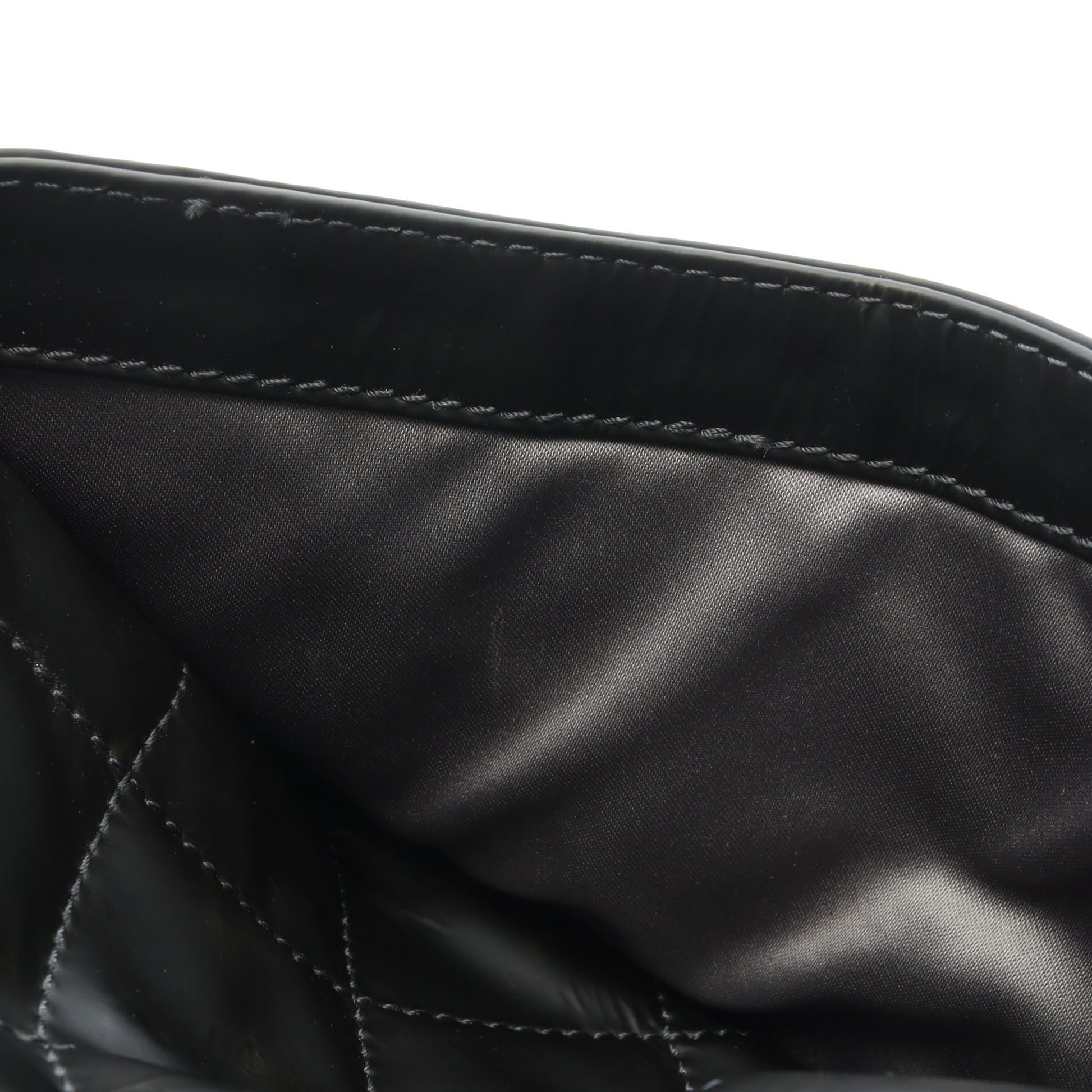 マトラッセ チェーンショルダーバッグ チェーントートバッグ レザー ブラック シルバー金具 シャネル バッグ CHANEL