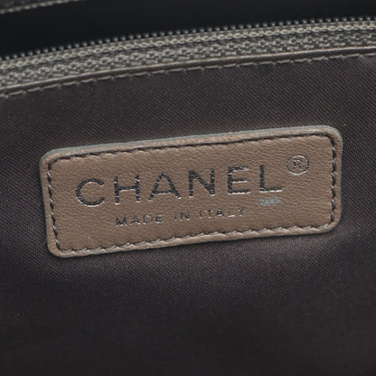マトラッセ チェーンショルダーバッグ チェーントートバッグ レザー ブラック シルバー金具 シャネル バッグ CHANEL