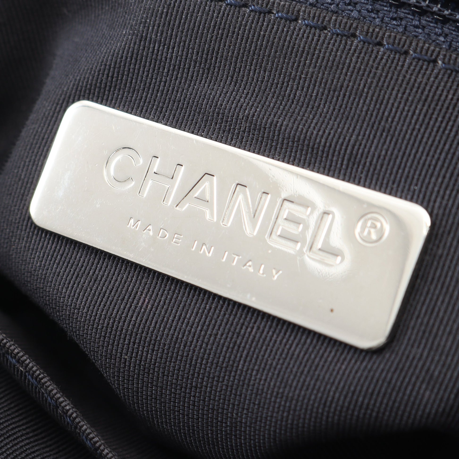 マトラッセ カメラバッグ チェーンショルダーバッグ レザー ネイビー コンビ金具 シャネル バッグ CHANEL