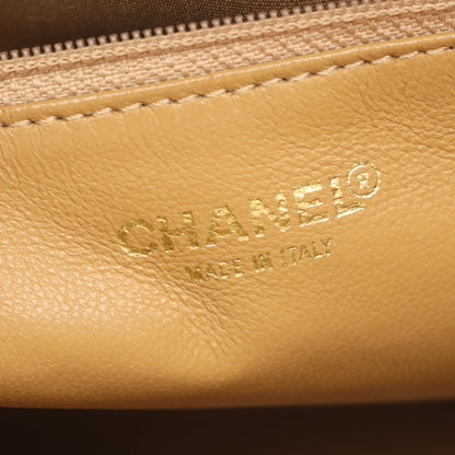 復刻トート ハンドバッグ トートバッグ キャビアスキン ベージュ ゴールド金具 シャネル バッグ CHANEL
