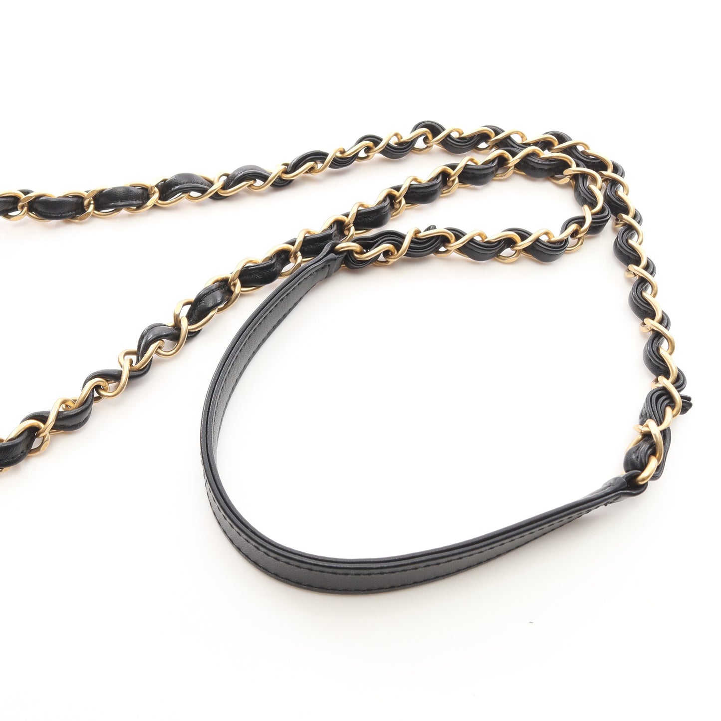 マトラッセ スモールフラップ チェーンショルダーバッグ ラムスキン ブラック ゴールド金具 シャネル バッグ CHANEL