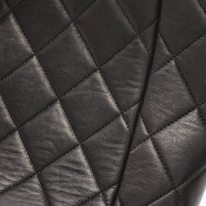 マトラッセ ターンロック チェーン バックパック リュックサック ラムスキン ブラック ゴールド金具 シャネル バッグ CHANEL