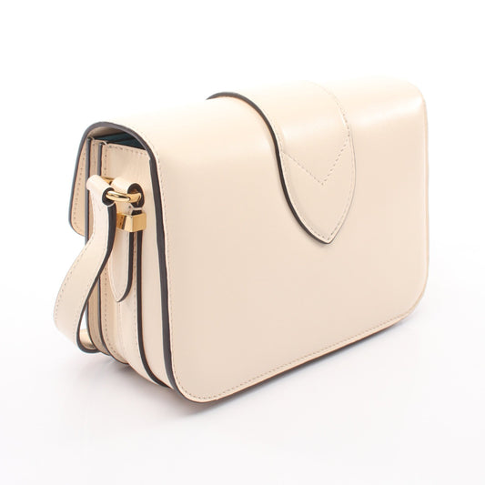 LV PONT 9 LVポンヌフ クレーム ショルダーバッグ レザー アイボリー ルイヴィトン バッグ LOUIS VUITTON