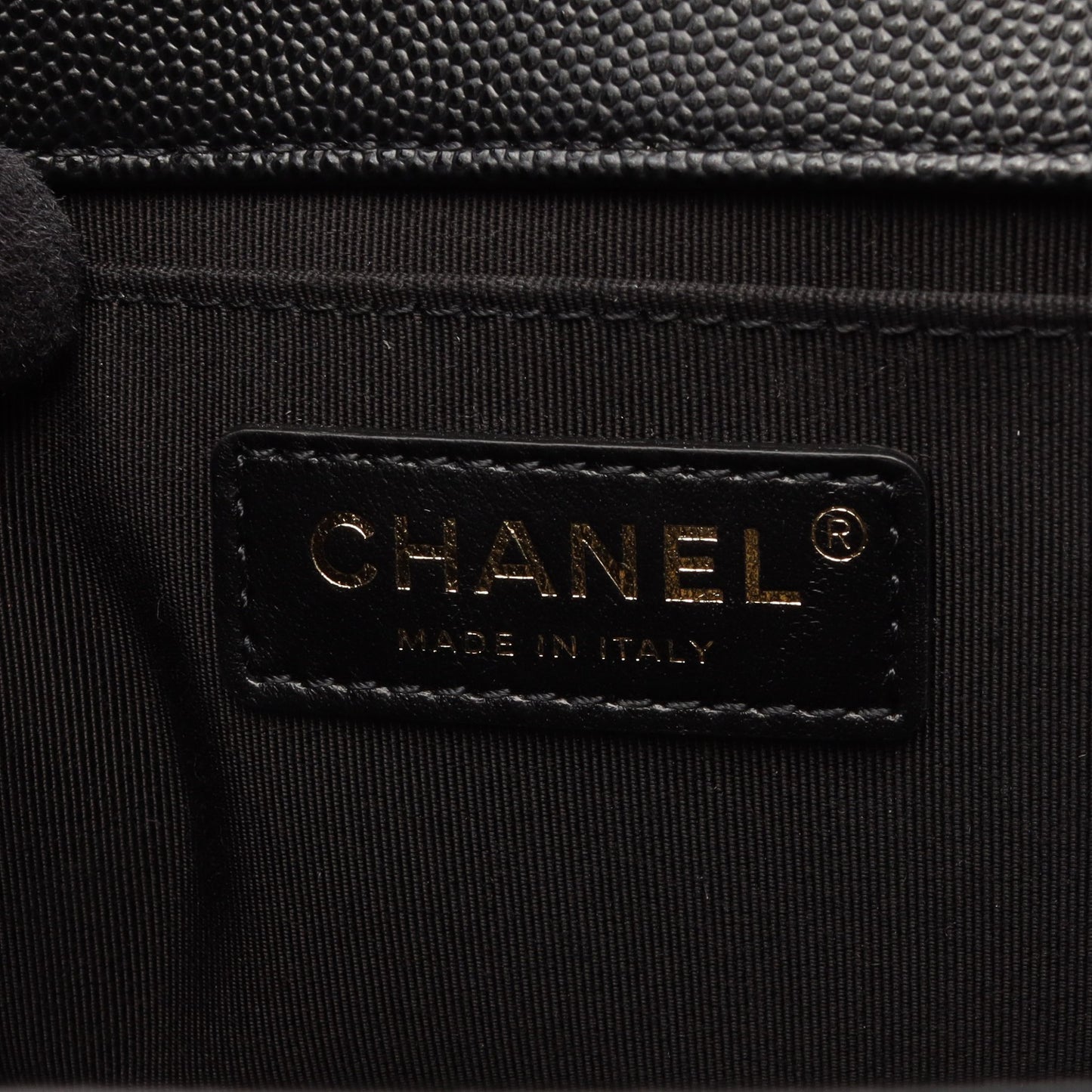 ボーイシャネル チェーンショルダーバッグ キャビアスキン ブラック アンティークゴールド金具 シャネル バッグ CHANEL
