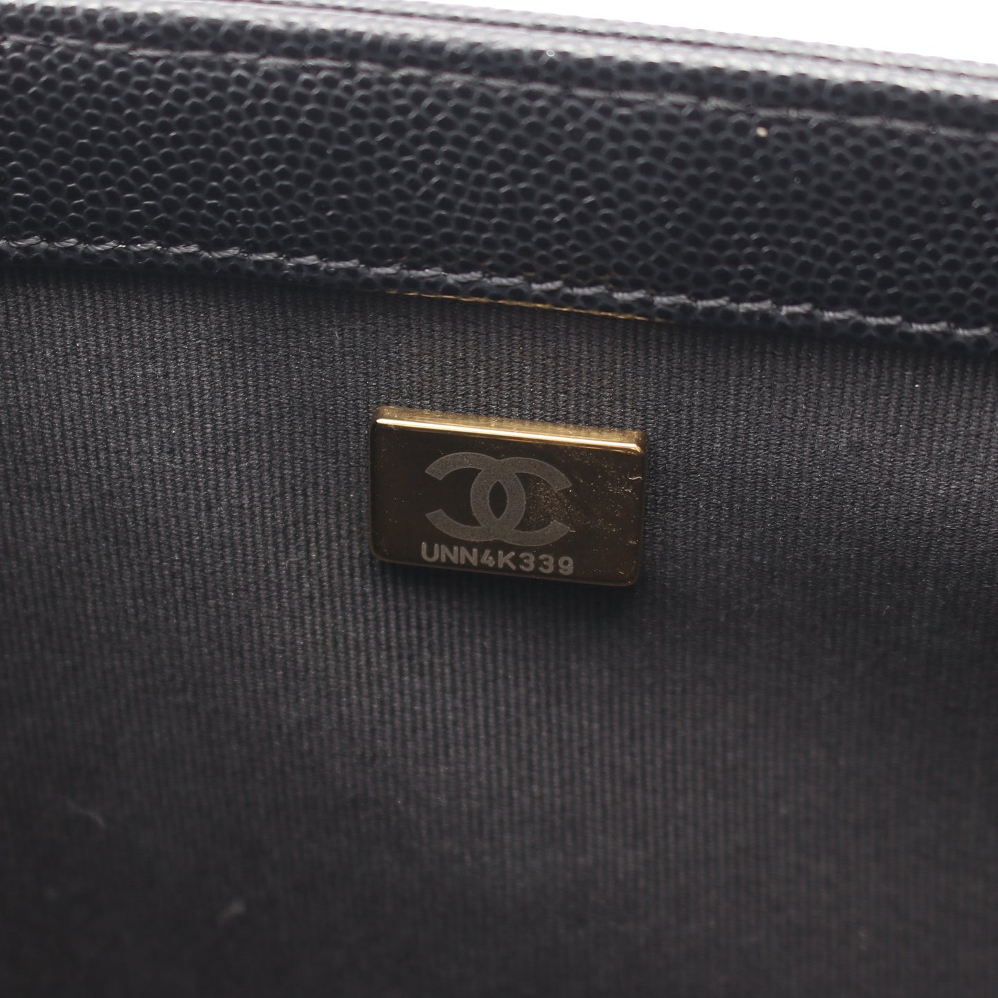 ボーイシャネル チェーンショルダーバッグ キャビアスキン ブラック アンティークゴールド金具 シャネル バッグ CHANEL