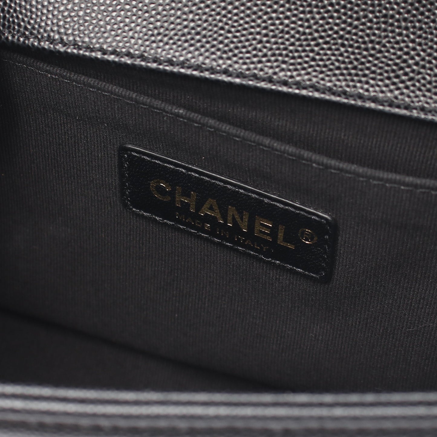ボーイシャネル チェーンショルダーバッグ キャビアスキン ブラック アンティークゴールド金具 シャネル バッグ CHANEL