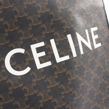 スモール バーティカル カバ トリオンフ 2WAY ハンドバッグ トートバッグ PVC レザー ブラック ブラウン セリーヌ バッグ CELINE
