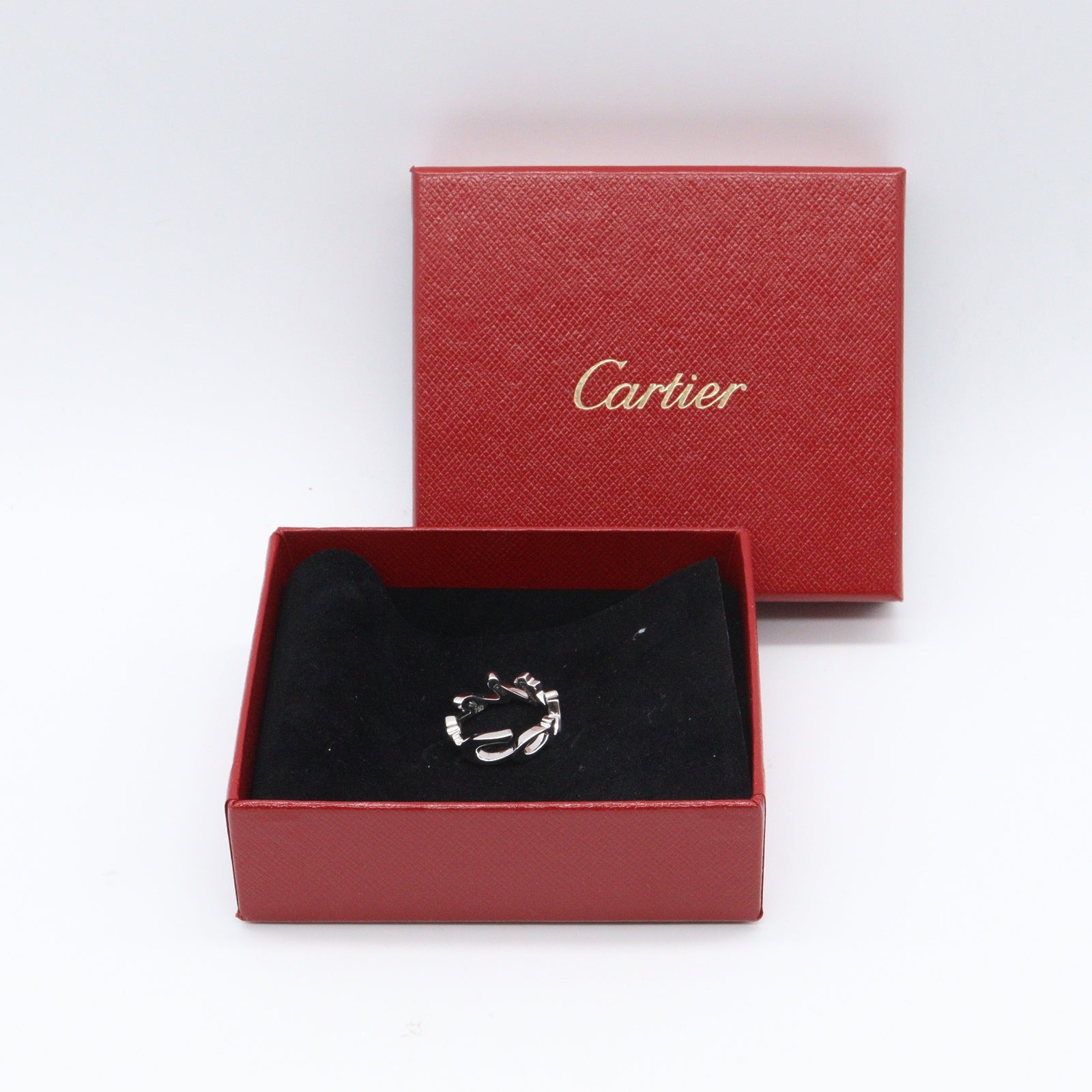 シグネチャー リング リング 指輪 K18WG ホワイトゴールド カルティエ アクセサリー Cartier