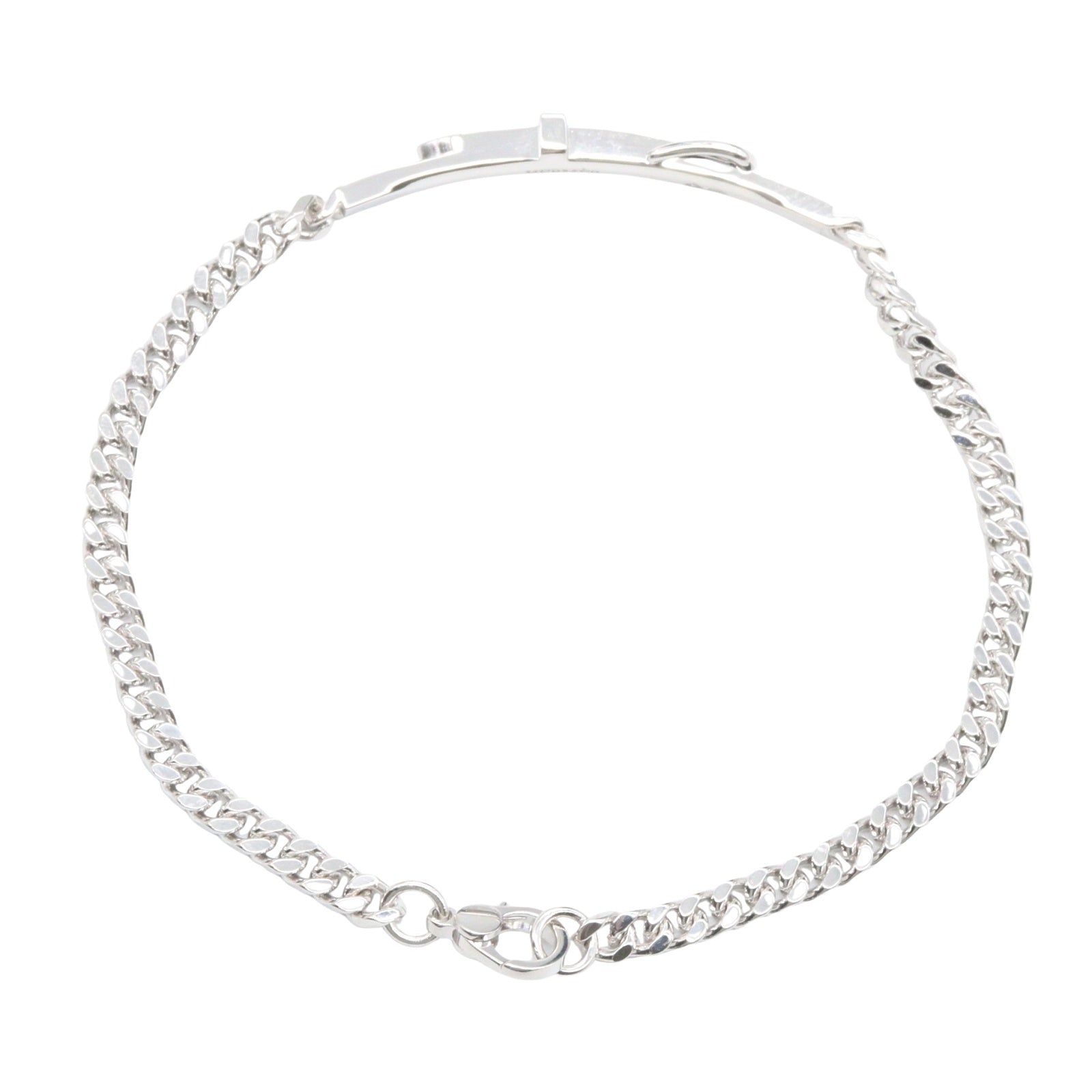 エトリヴィエール・グルメット ブレスレット K18WG ダイヤモンド ホワイトゴールド クリア エルメス アクセサリー HERMES