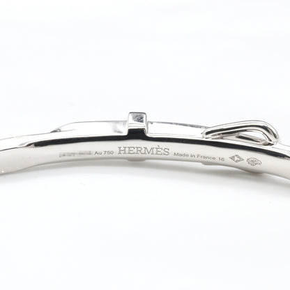 エトリヴィエール・グルメット ブレスレット K18WG ダイヤモンド ホワイトゴールド クリア エルメス アクセサリー HERMES