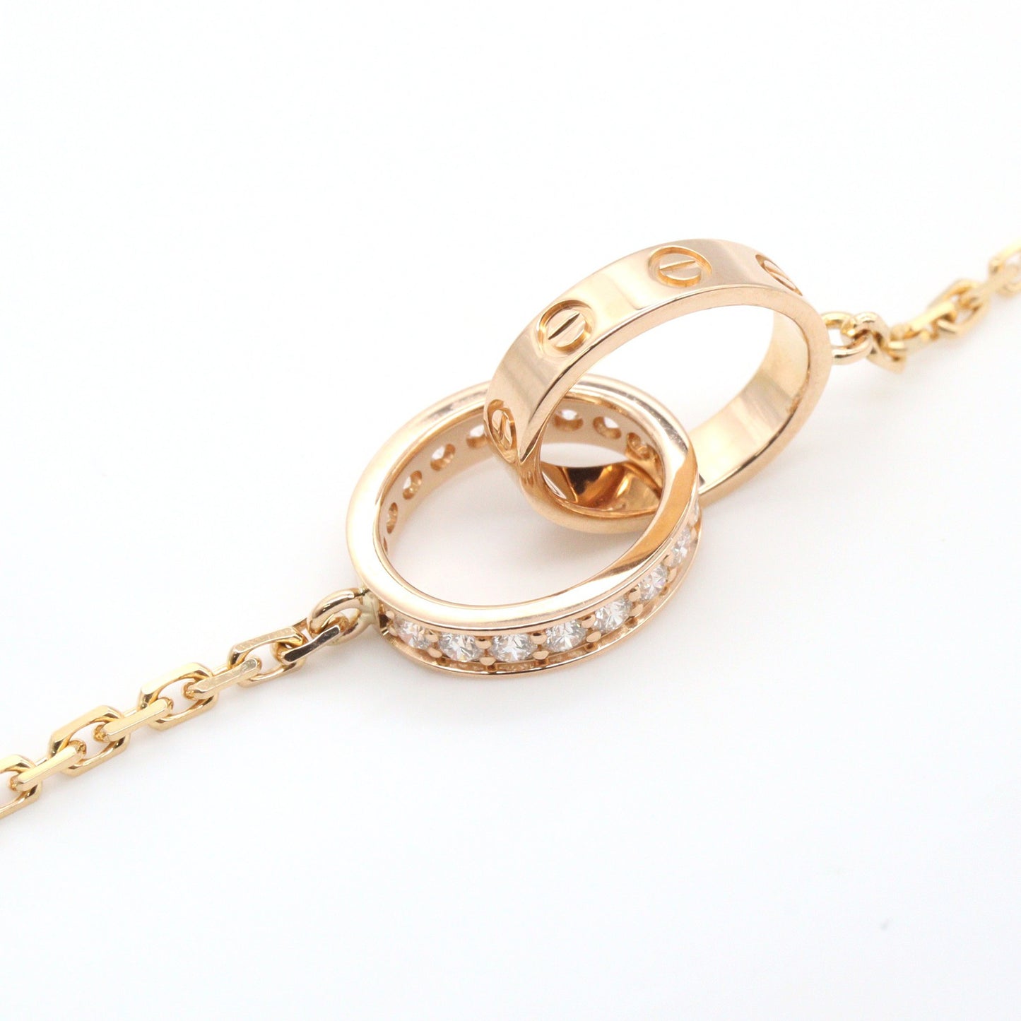ベビーラブ ネックレス ダイヤ ネックレス K18PG ダイヤモンド ピンクゴールド クリア カルティエ アクセサリー Cartier