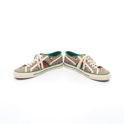 GUCCI × Disney テニス1977 ミッキーマウス ローカットスニーカー キャンバス ベージュ グリーン マルチカラー グッチ