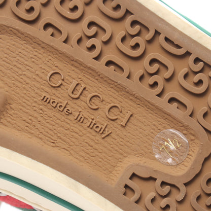 GUCCI × Disney テニス1977 ミッキーマウス ローカットスニーカー キャンバス ベージュ グリーン マルチカラー グッチ