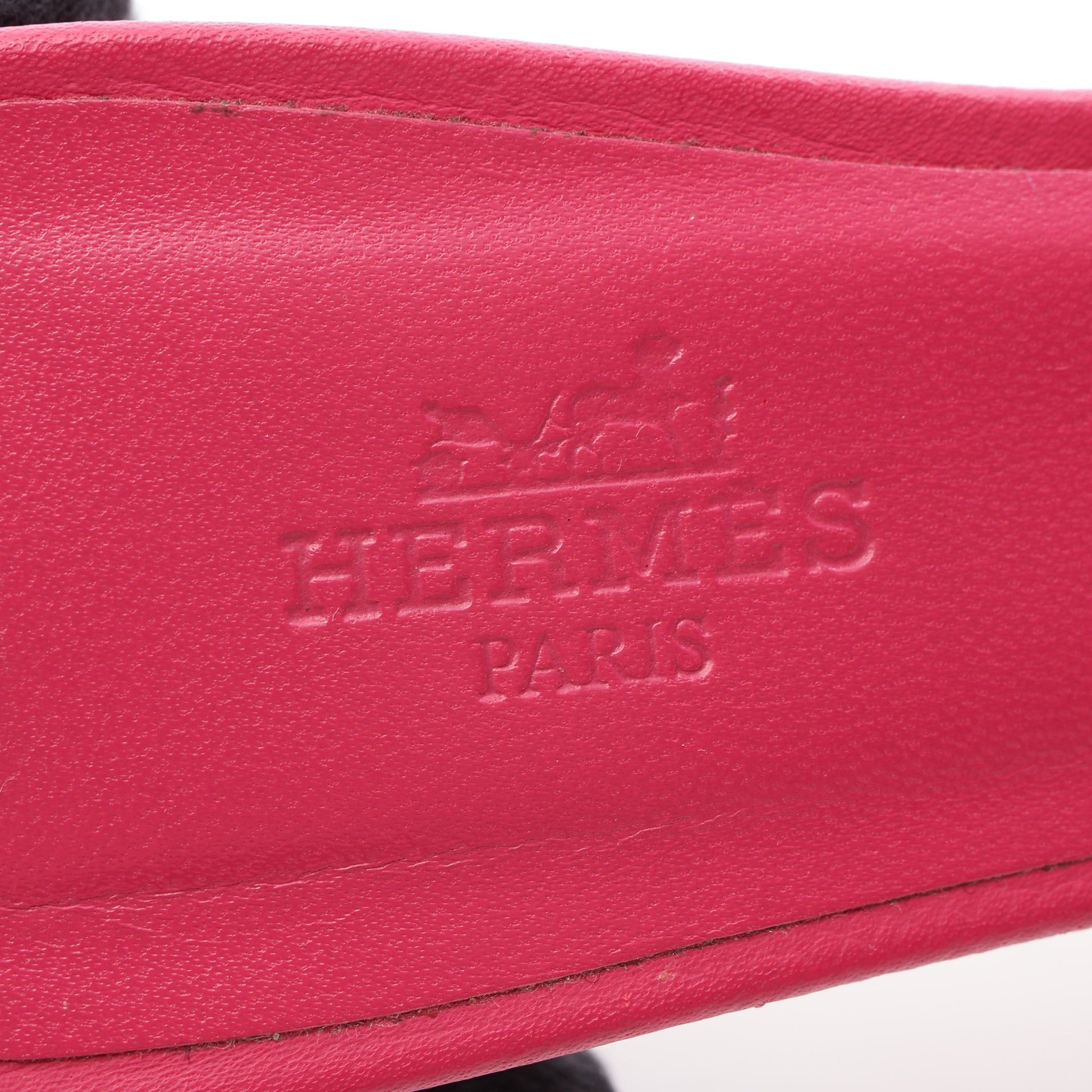 オアジス ミュール サンダル レザー ピンク エルメス シューズ HERMES